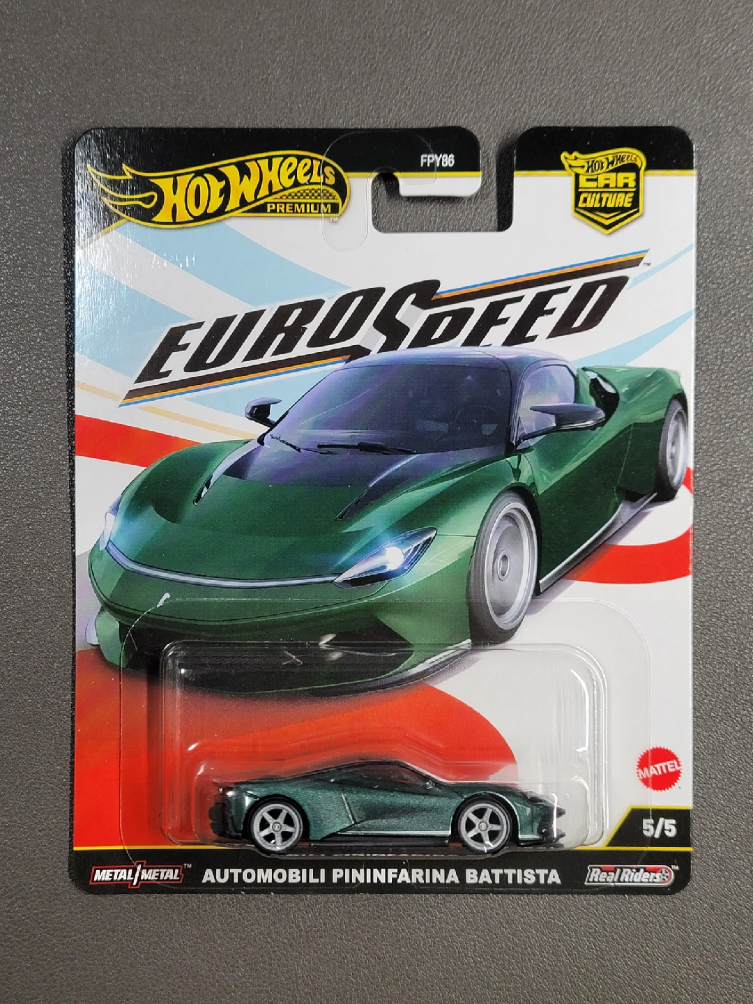 Hot Wheels Premium Euro Speed Pininfarina Battista