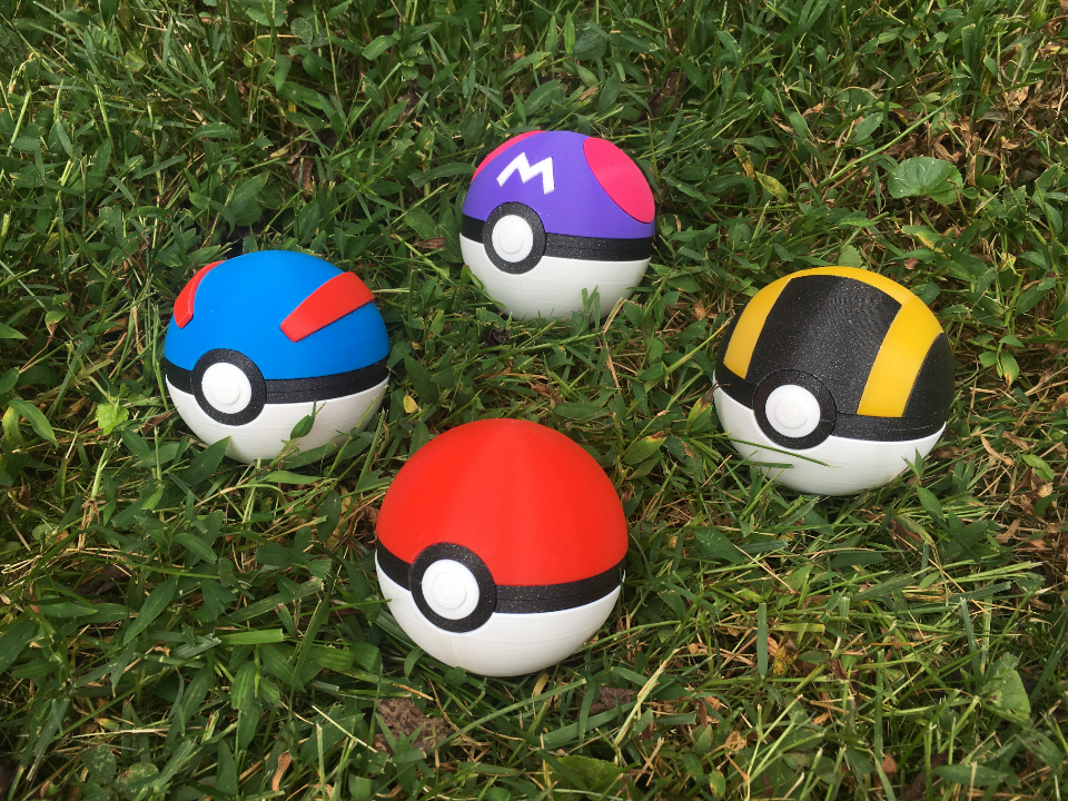pokeball(with magnet lock) - photo 2