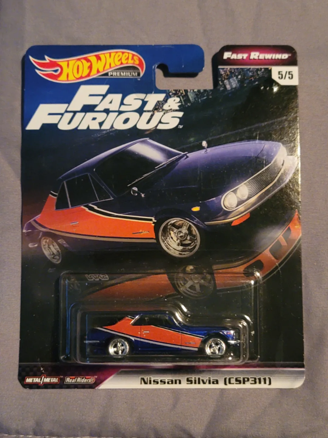 Hot Wheels Premium Fast & Furious Nissan Silvia (CSP311) thumbnail