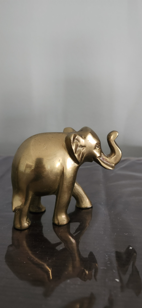 Solid Brass Elephant Figurines (Set of 3) FIRM PRICE - photo 3