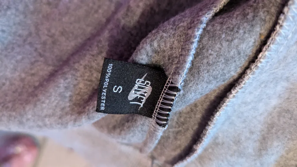 Swift Gray Zip-Up Hoodie, Size S image indicator(2)