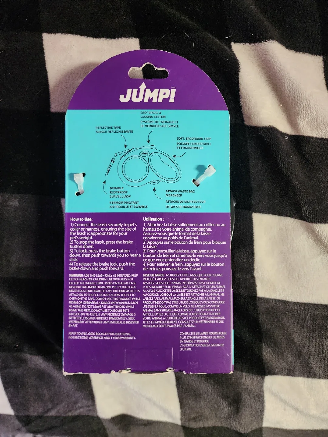 Jump! Retractable Dog Leash - 16 ft / 5 m image indicator(2)