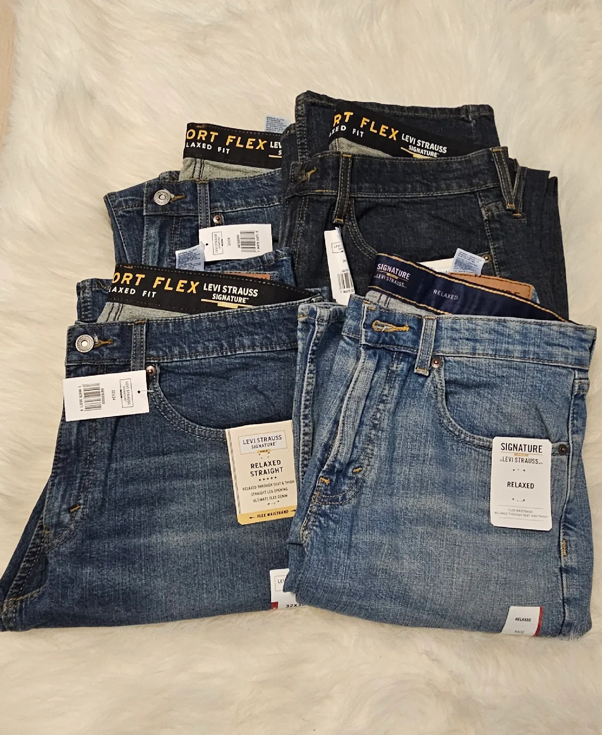 BNWT Levi Strauss Signature Gold Comfort Flex Relaxed Fit image indicator(2)
