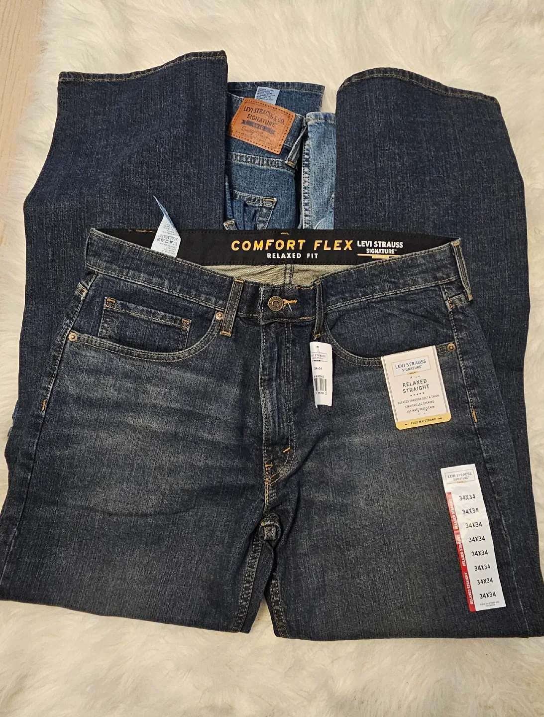 BNWT Levi Strauss Signature Gold Comfort Flex Relaxed Fit image indicator(3)