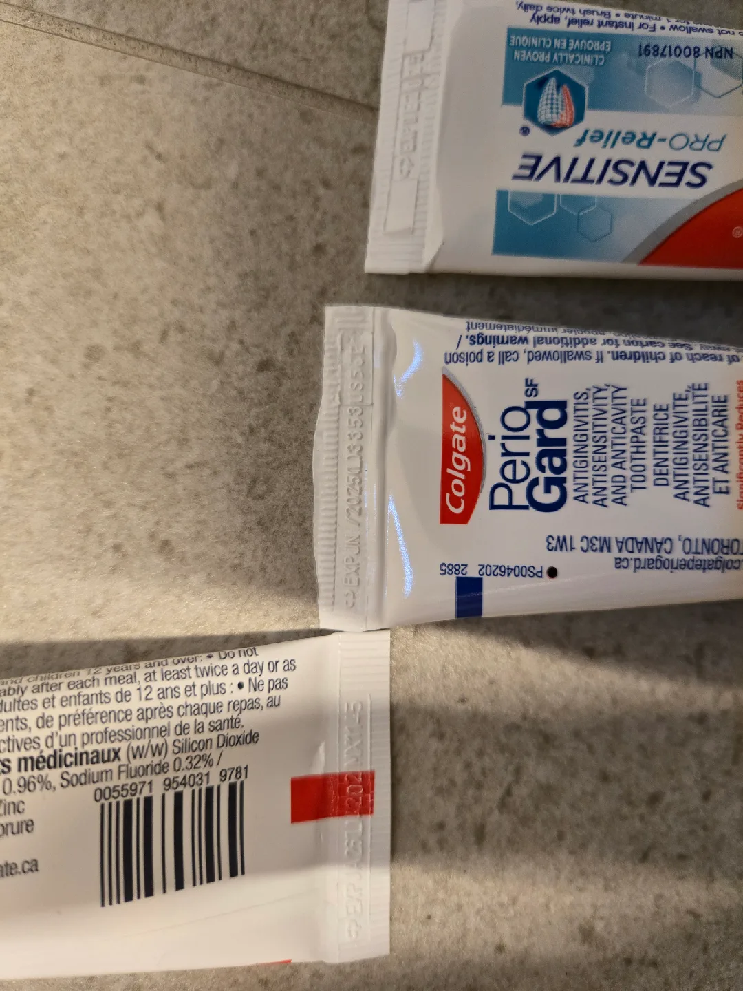 Free Toothpaste bundle: Crest, Colgate, Hello- expired image indicator(4)