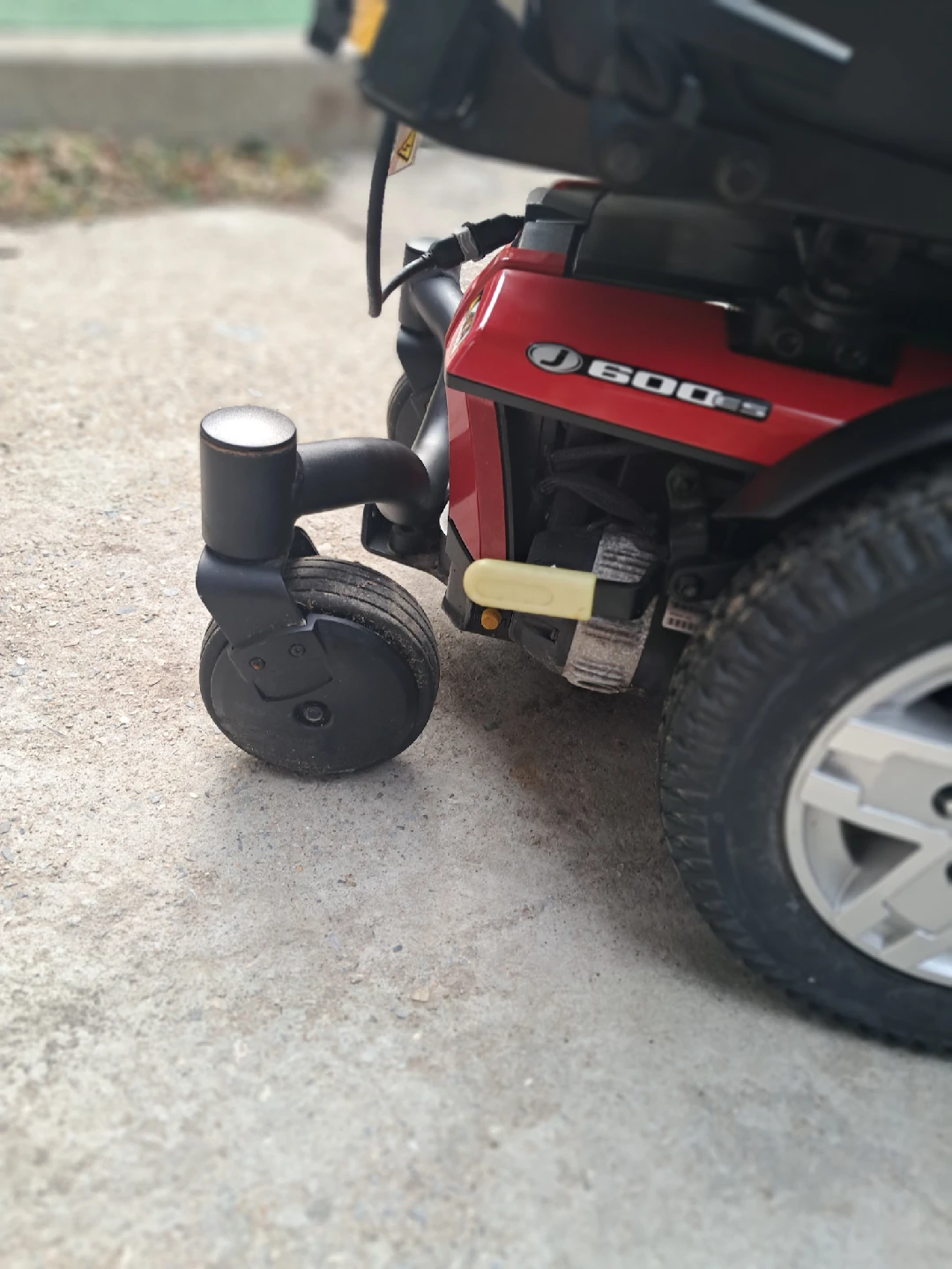 Jazzy 600 ES Power Wheelchair - Red