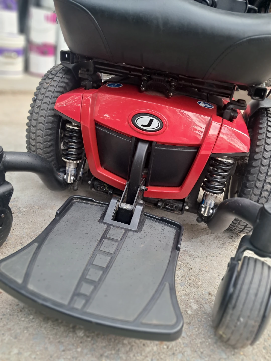Jazzy 600 ES Power Wheelchair - Red - photo 3