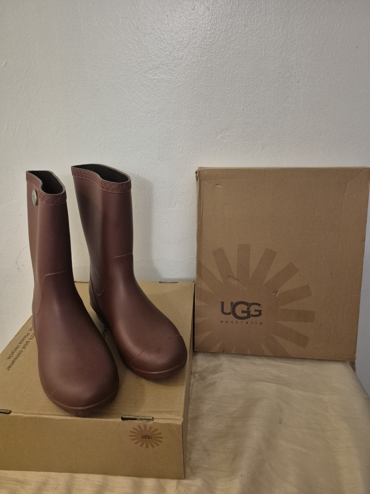 UGG Australia Brown Rain Boots