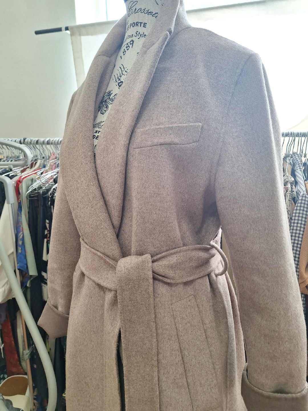 Zara belted Wool Blend Coat - photo 2