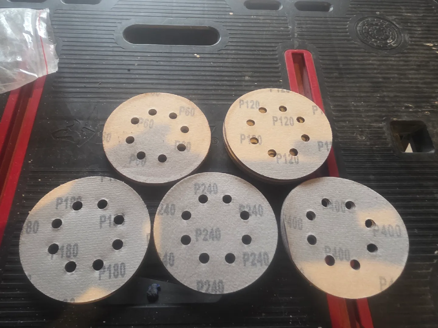 Assorted Sanding Discs - Various Grits thumbnail
