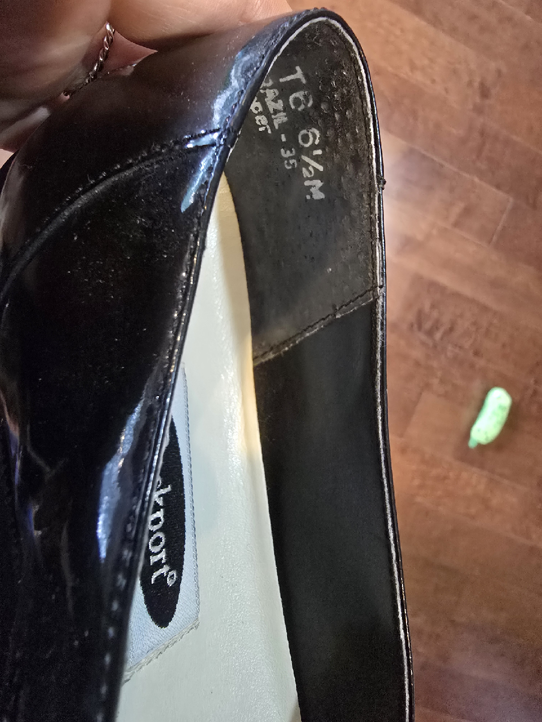 Rockport Black Leather Loafers, Size 8.5M - photo 4