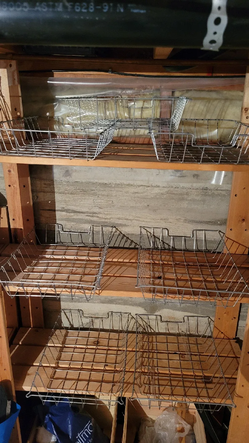 Set of 7 Metal Wire Storage Baskets For Home/Office Uses image indicator(2)