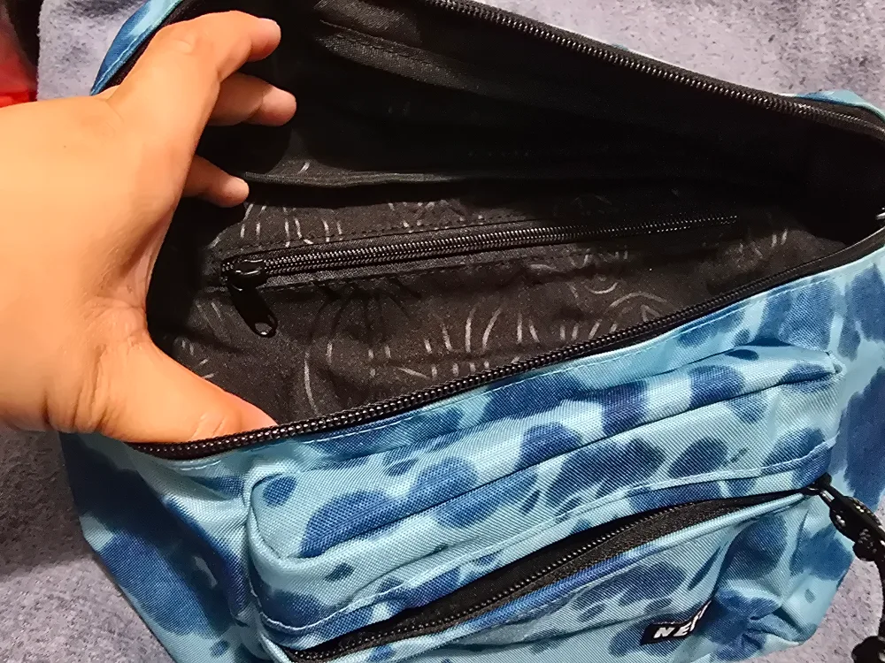 NEFF Blue Tie-Dye Sling Bag image indicator(6)