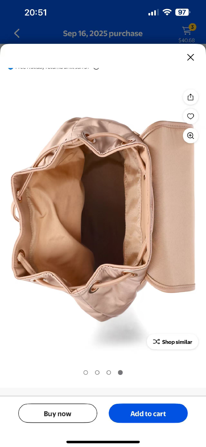 Beige Backpack - photo 2