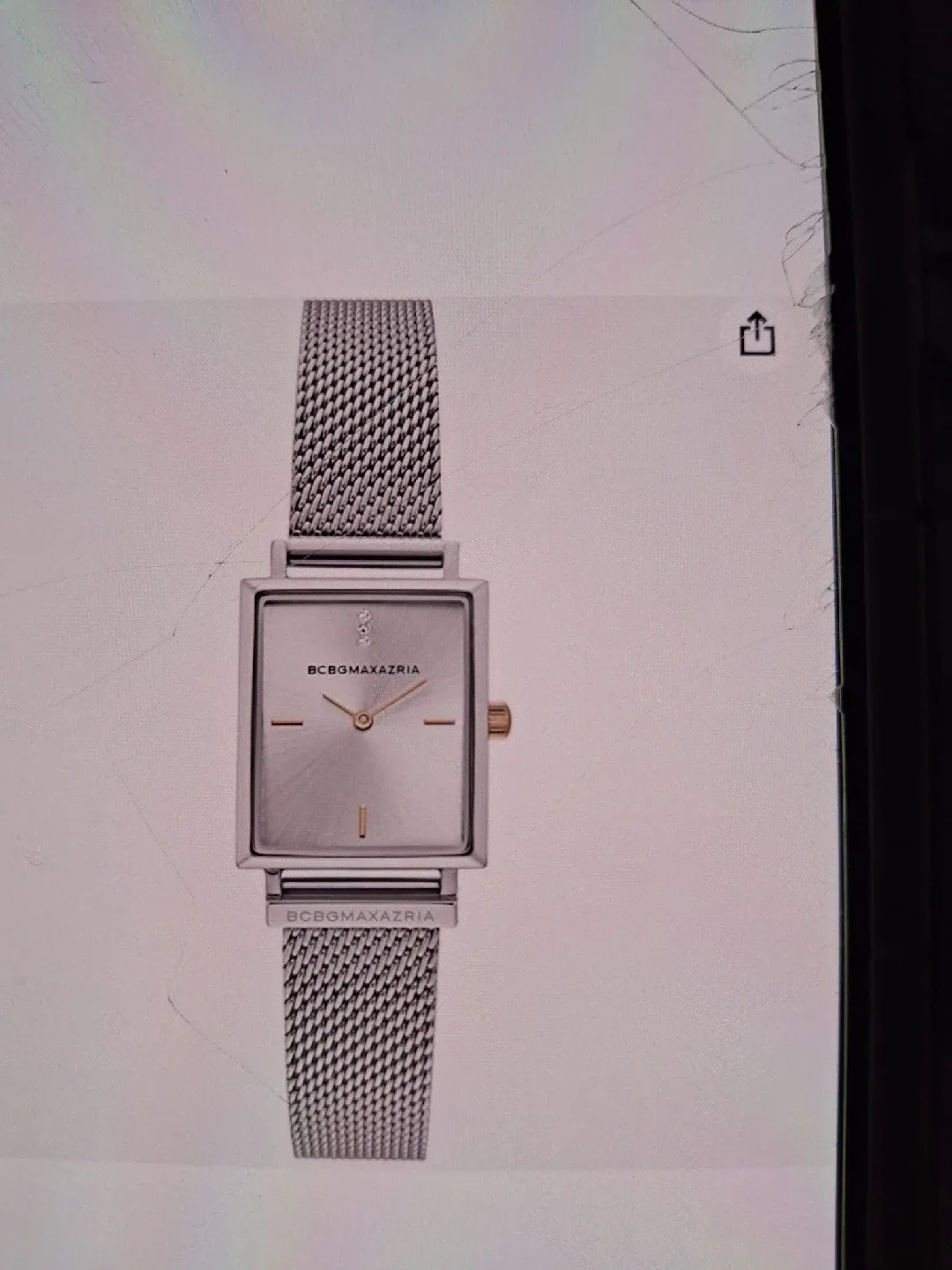 BCBGMAXAZRIA Silver Watch with Box image indicator(2)
