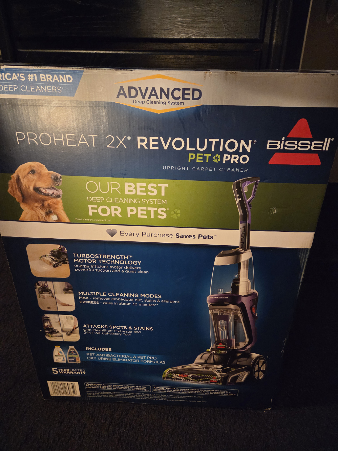 Bissel proheat 2x revolution pet pro