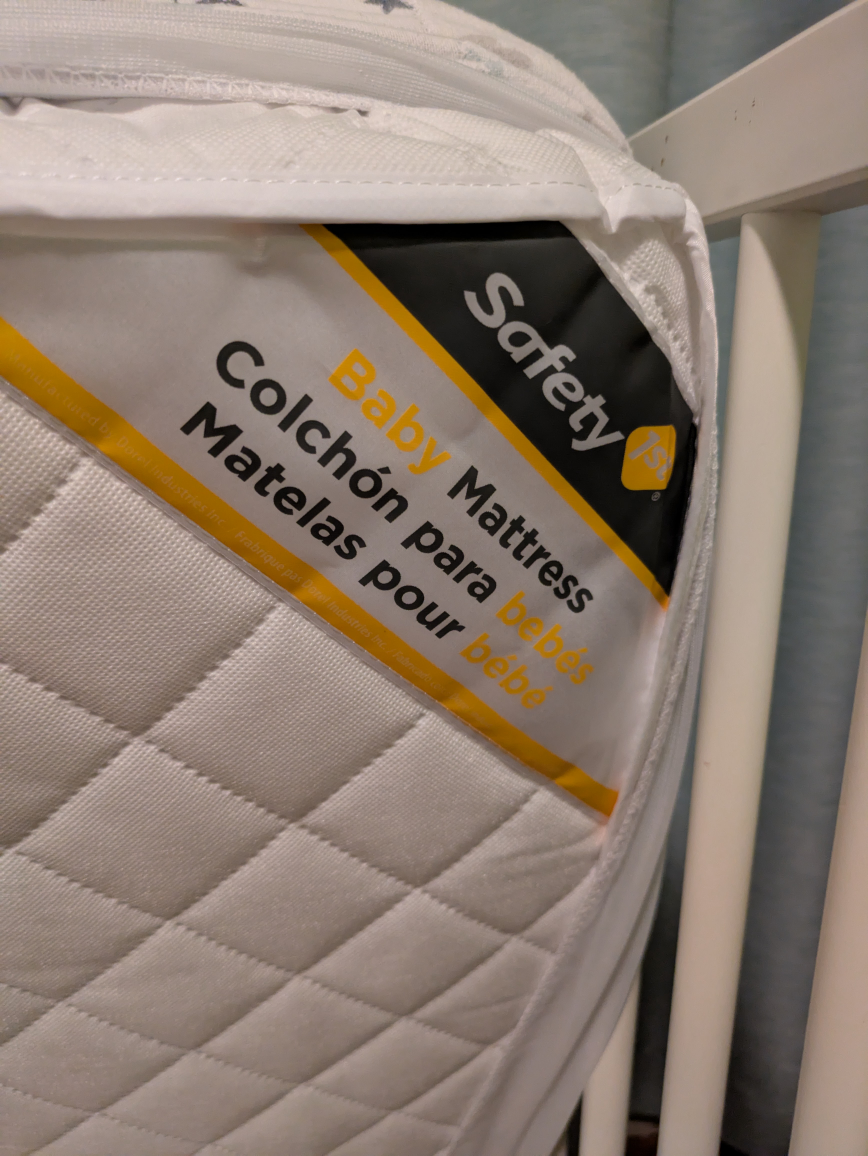 FREE - safety first infant and toddler mattress