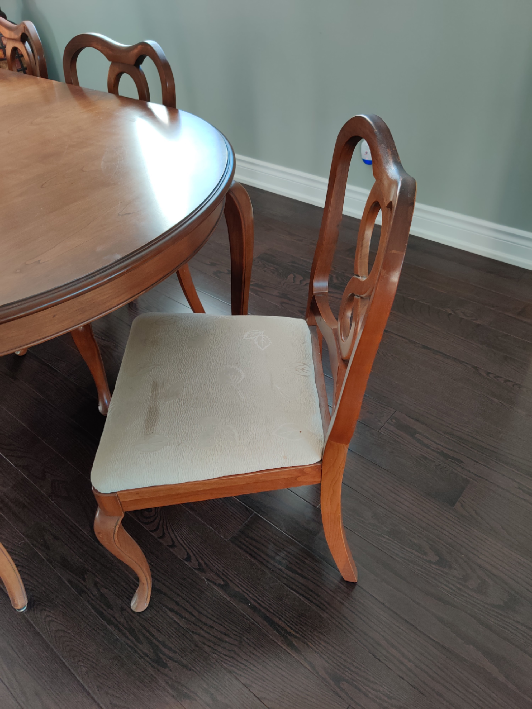 Dining Table with Six Chairs - Wood - photo 3