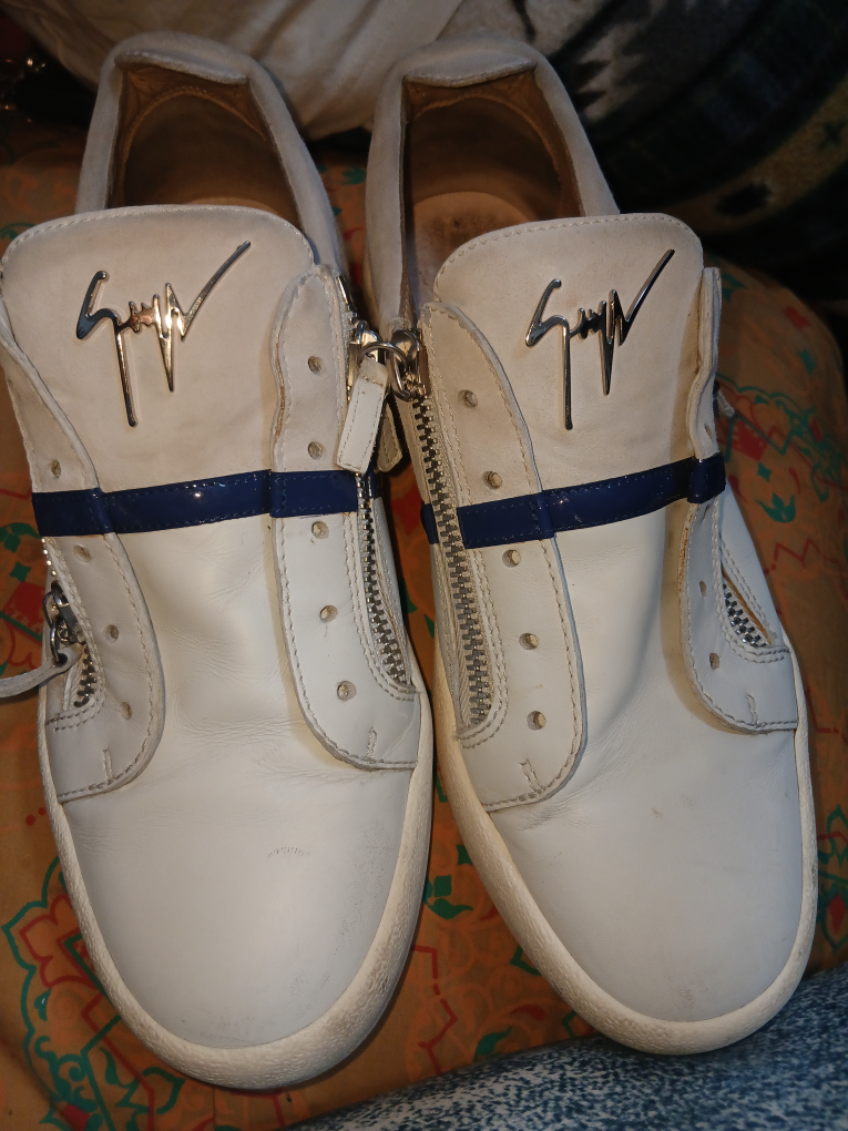 Giuseppe Zanotti White Sneakers Size 42