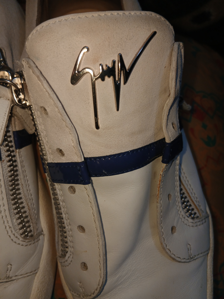 Giuseppe Zanotti White Sneakers Size 42 - photo 2