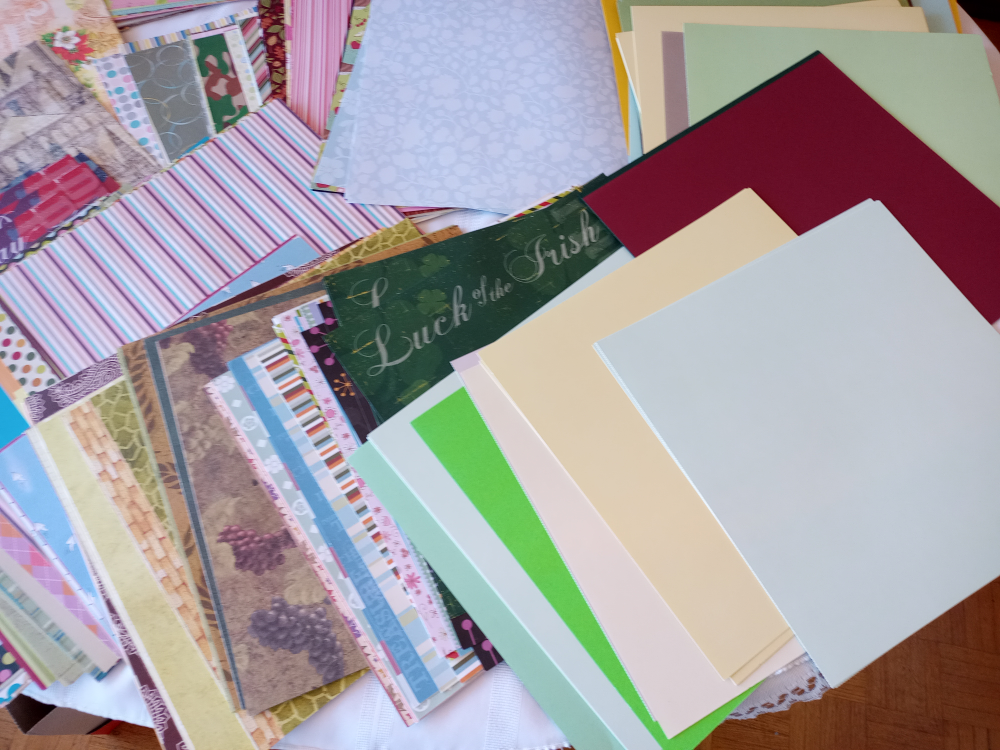 Scrapbook Paper Lot - Various Designs & Colours - photo 2