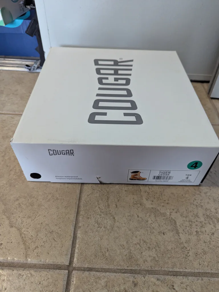 Cougar Tiger Cedar Tan Boots - Size 4 image indicator(5)