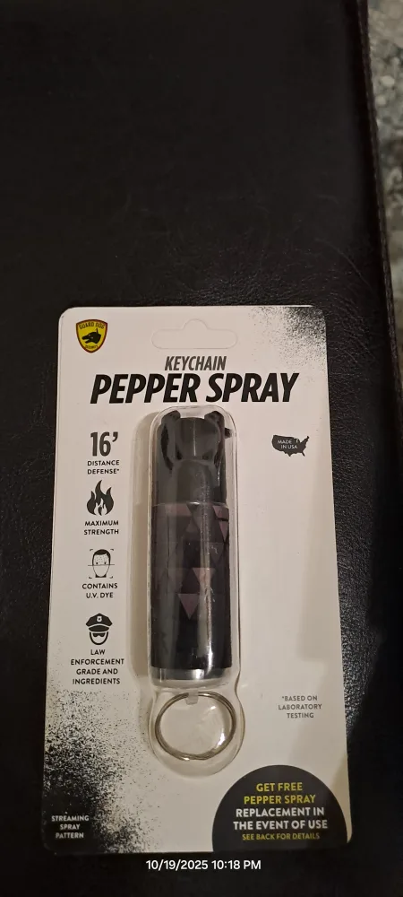 New Guard Dog Keychain Pepper Spray thumbnail