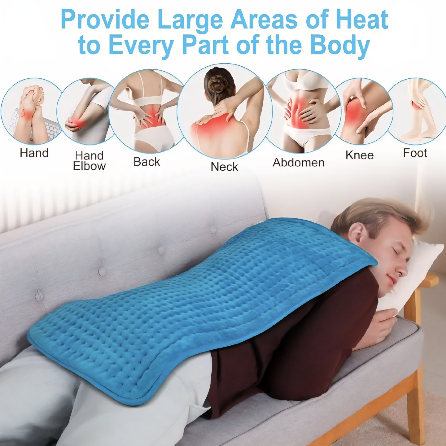 Boileau Extra Large Super Soft Electric Heating Pad - photo 4