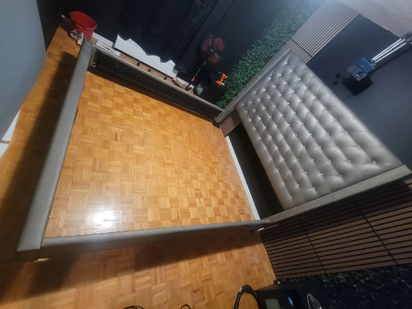 Upholstered King Size Bed Frame image indicator(2)