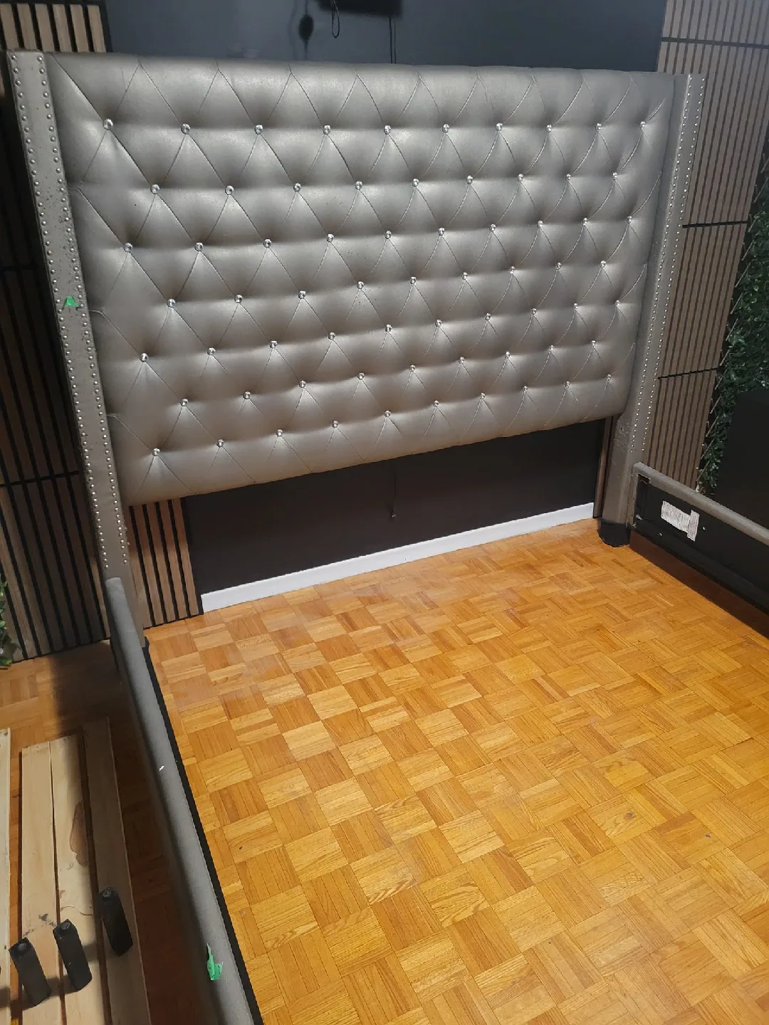 Upholstered King Size Bed Frame image indicator(9)