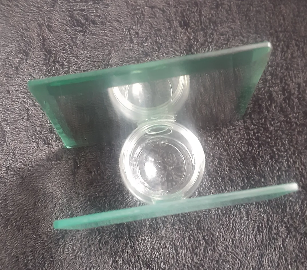 Glass Candle Holder with Reindeer Design image indicator(3)