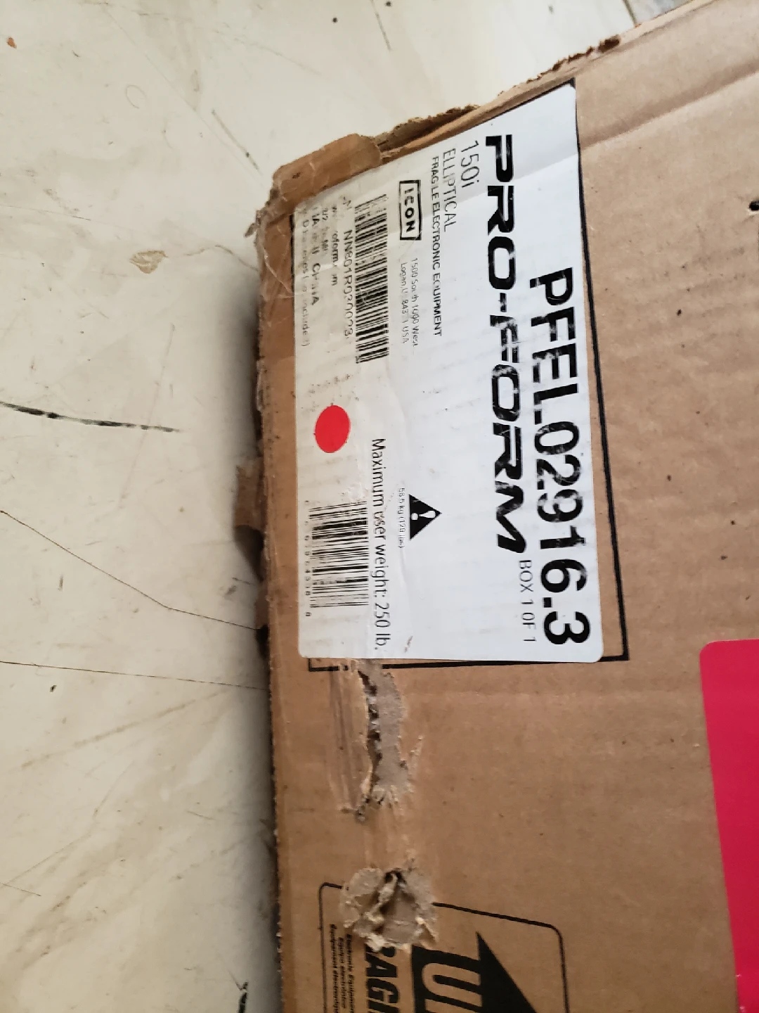 Pro-Form Elliptical - Boxed - photo 4