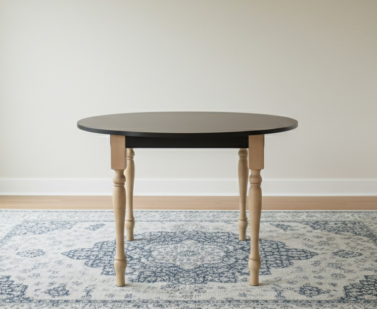 Beautiful Wooden Round Dining Table. Brand New In Box.