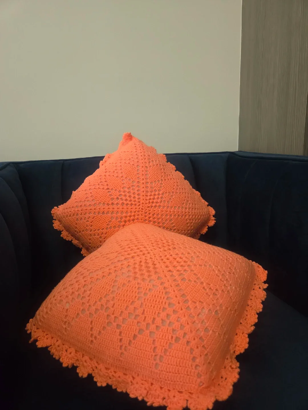 Handmade Crochet Throw Pillows - Set of 6 thumbnail