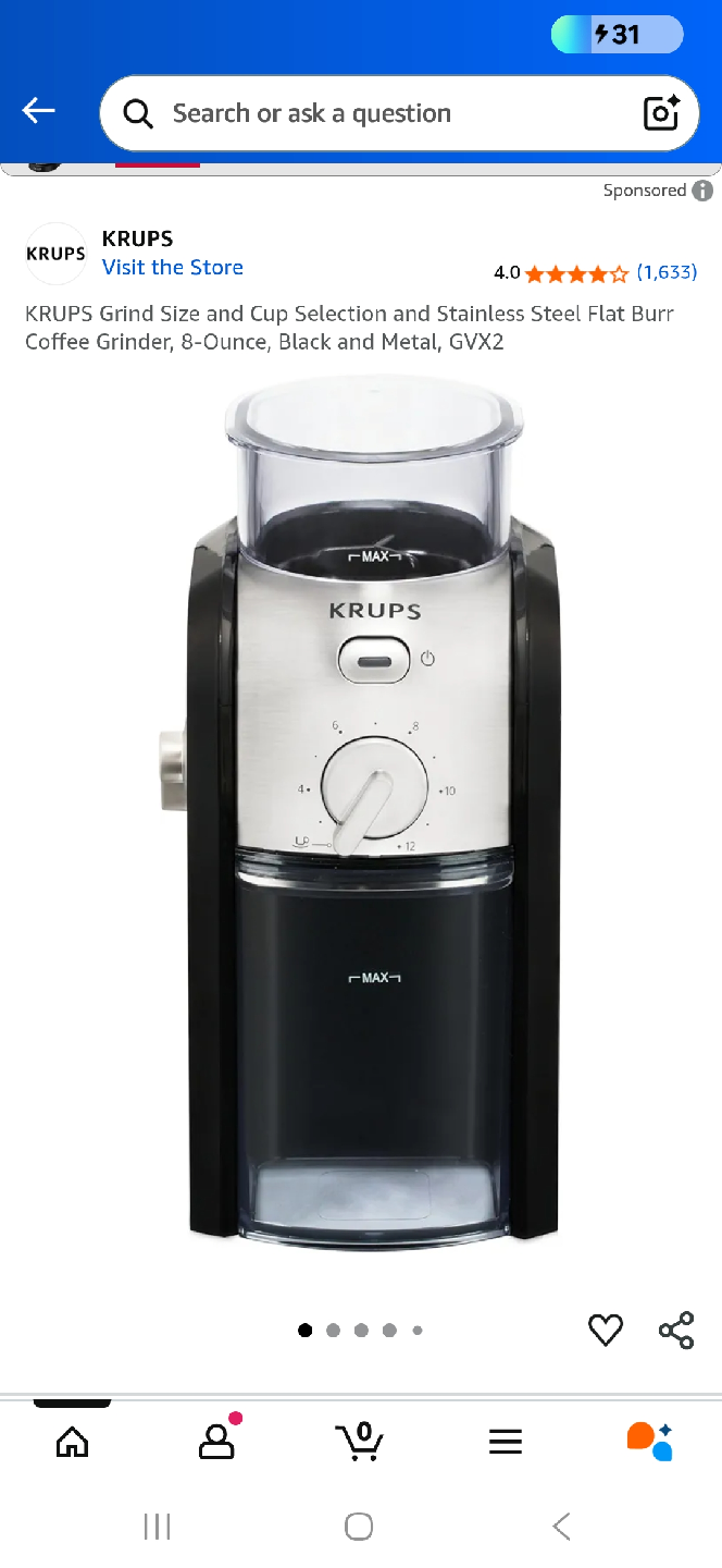 Krups GVX2 Coffee Grinder - photo 2