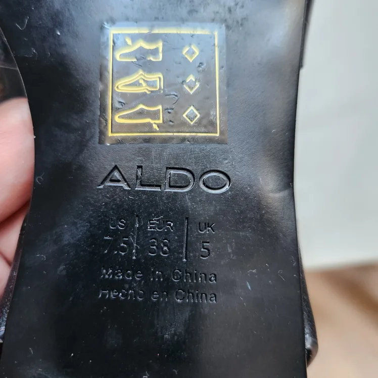 Aldo Black Sandals - Size 7.5 image indicator(4)