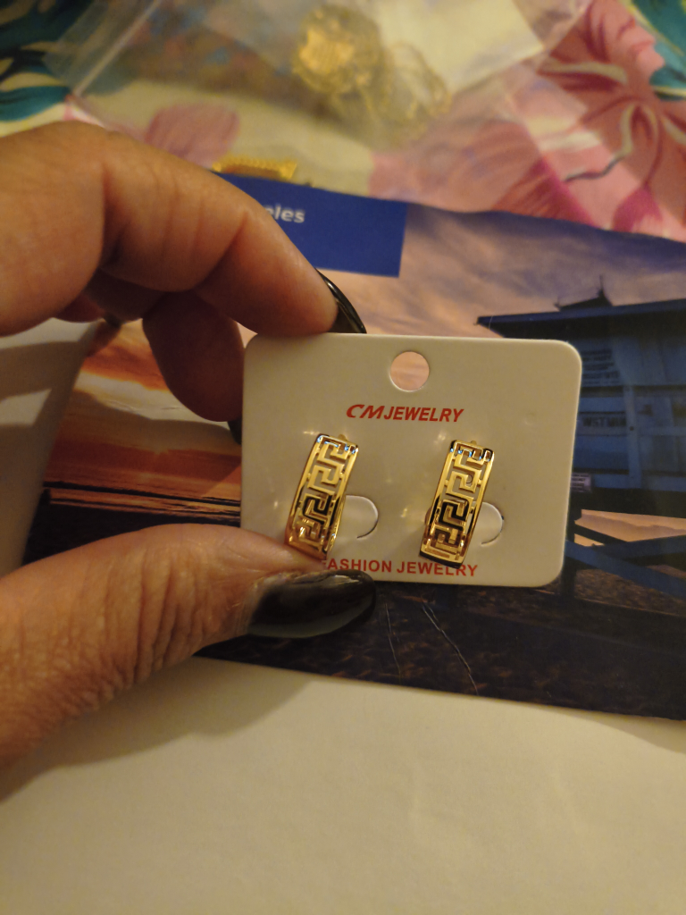 CM Jewelry Gold Fashion Earrings