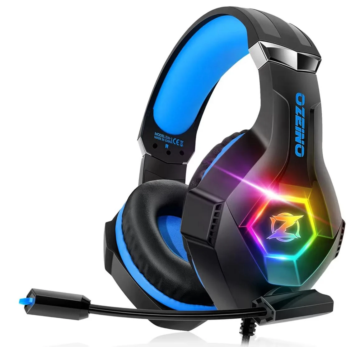 Ozeino ZW1 Gaming Headset with Noise Canceling Mic
