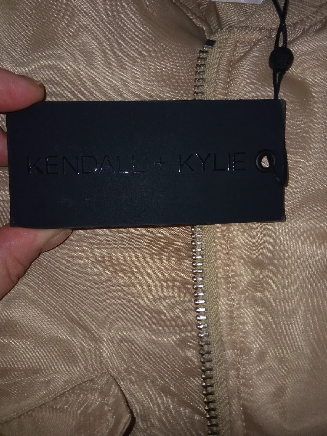 Kendall + Kylie Fur Sleeve Bomber Jacket image indicator(3)