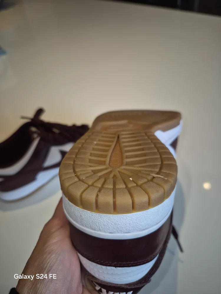 Nike Dunk Low Bordeaux White Youth Size 5.5Y image indicator(3)