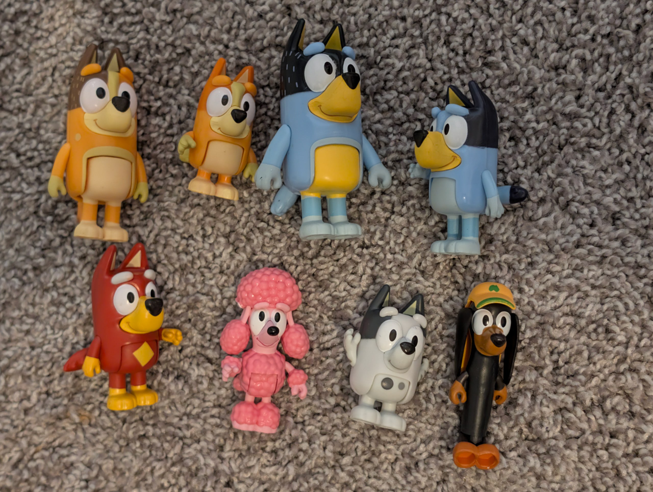 Bluey Family Figure Set - Unofficial