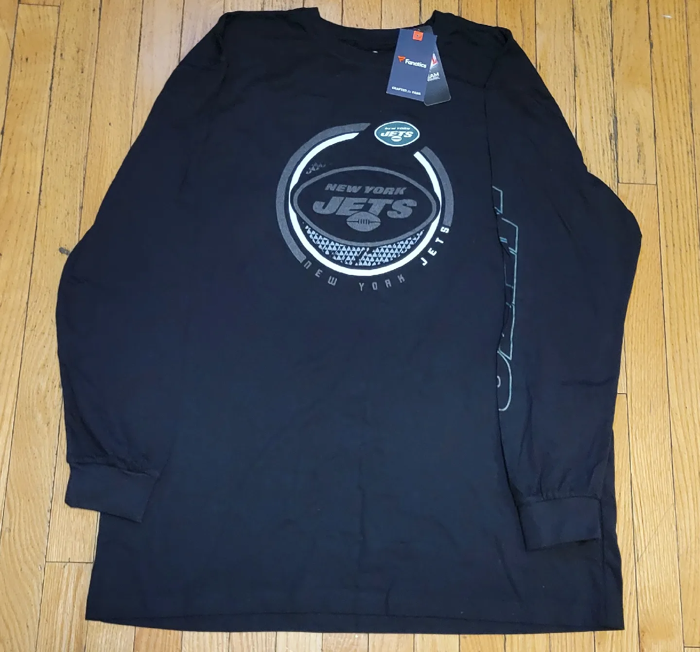 New York Jets Fanatics Long Sleeve Shirt size 2XLT thumbnail