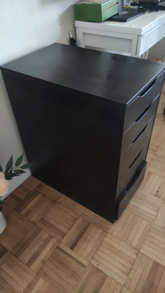 IKEA Alex Drawer Unit - Black thumbnail