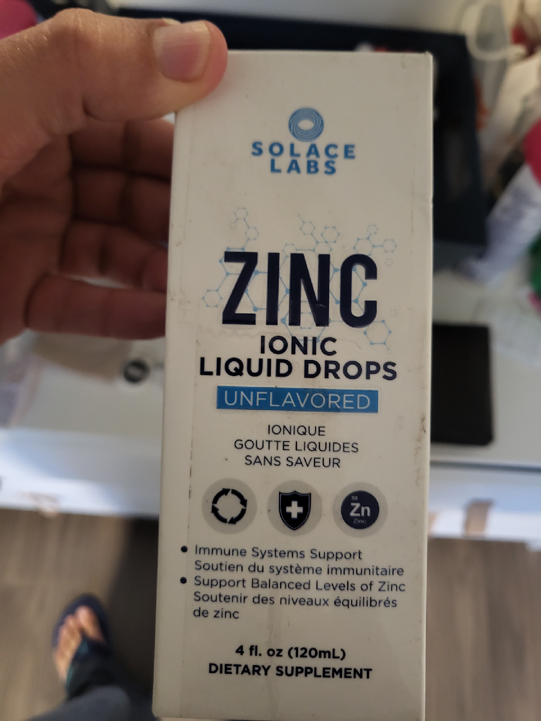 Solace Labs Zinc Ionic Liquid Drops