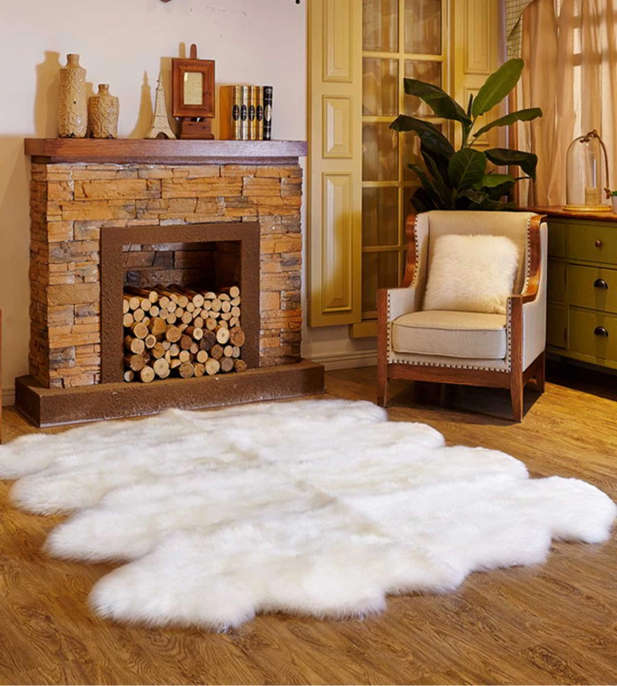 Ivory Sheepskin Area Rug - photo 2