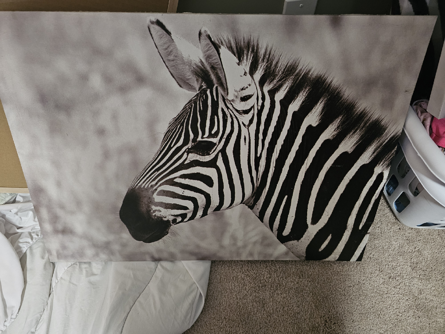 Zebra Canvas Wall Art - photo 3