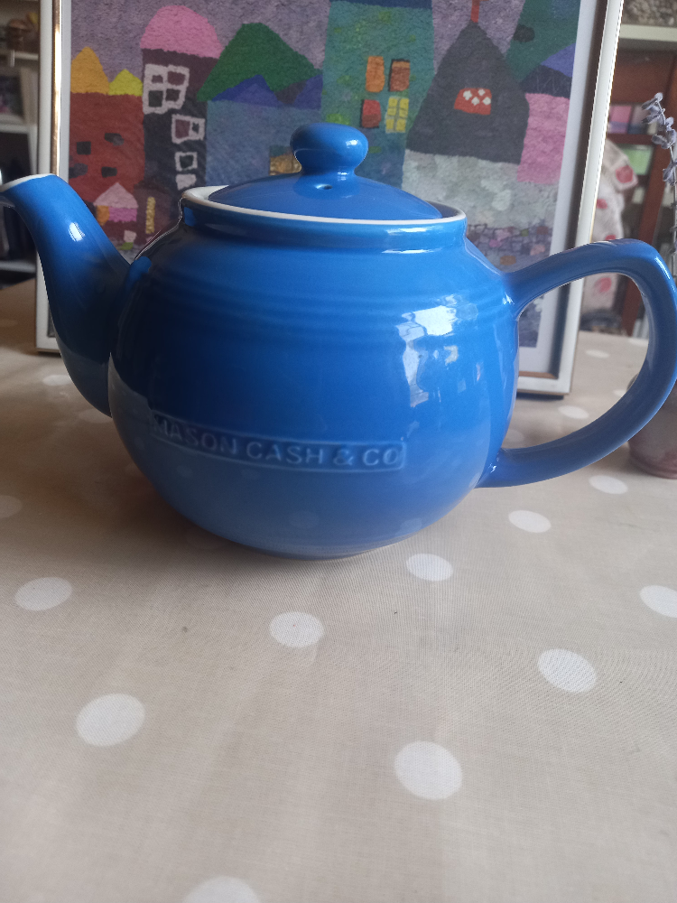 Mason Cash & Co. Blue Teapot