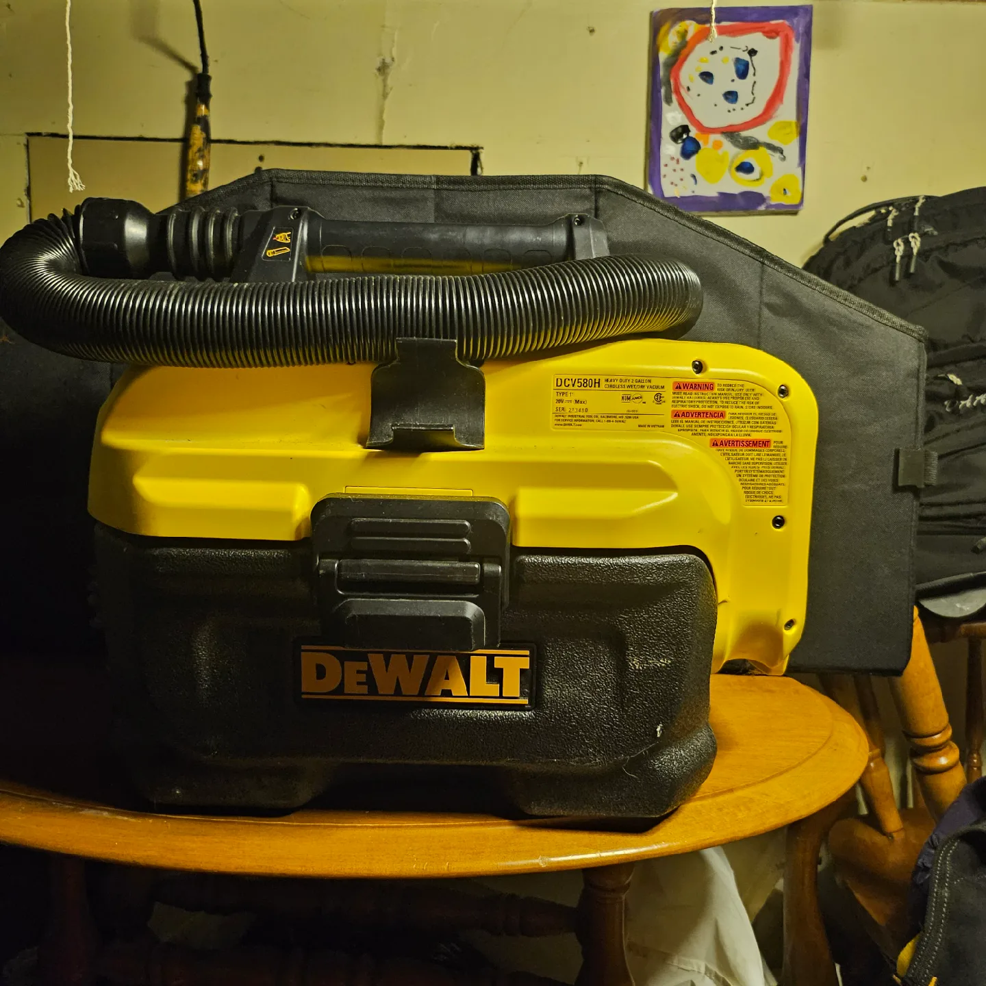 DeWalt DCV580H Cordless Wet/Dry Vacuum image indicator(3)