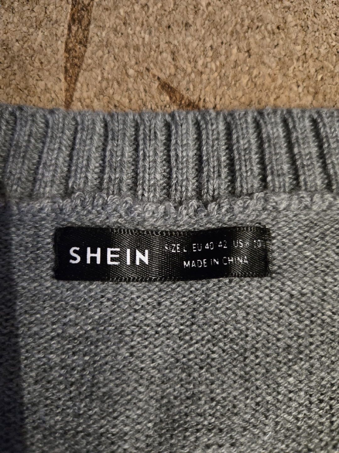 Grey Knit Vest - Size L - photo 2