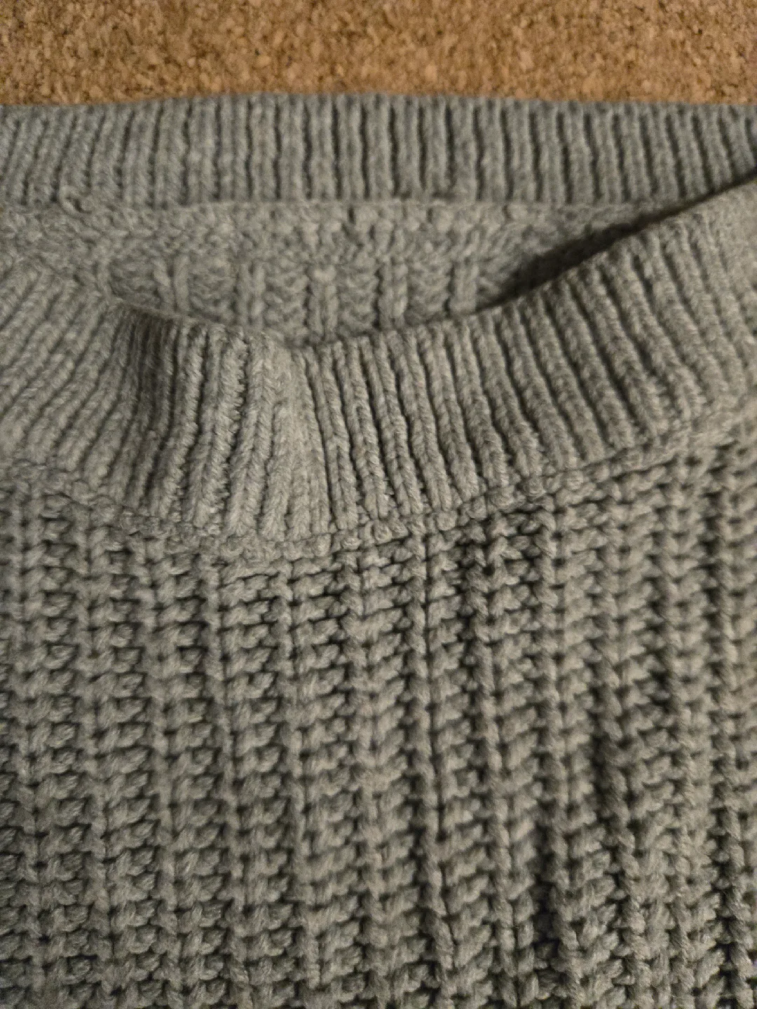 Grey Knit Sweater image indicator(2)